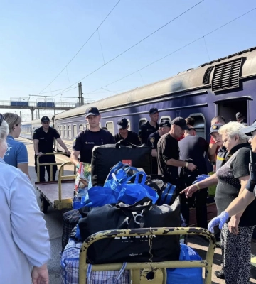 На Рівненщині прийняли 14-й евакуаційний поїзд з Донеччини