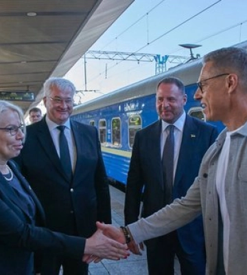 До Києва з візитом прибув президент Фінляндії Александр Стубб