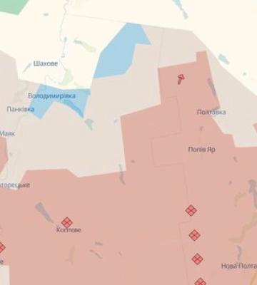 Сили оборони відкинули рашистів біля Володимирівки та Шахового на Донеччині. Ворог також має просування, - DeepState. МАПИ