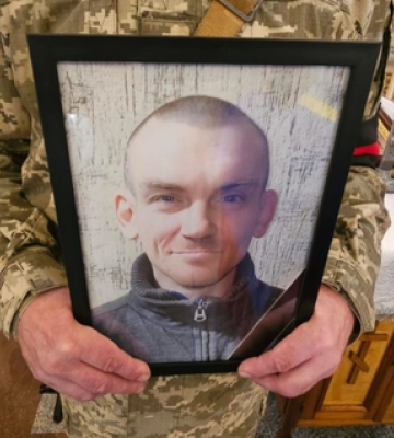 Полтавська громада попрощалась з полеглим захисником України