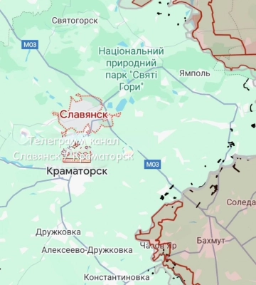 Россия хочет установить огневой контроль над северными окраинами Славянска