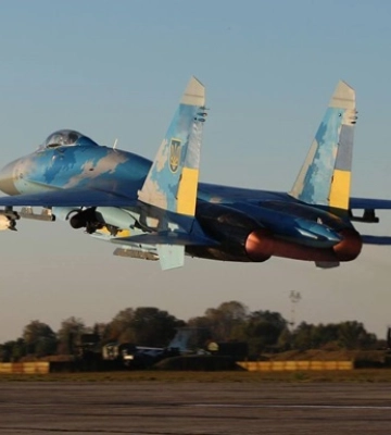 В Запорожской области погиб пилот Су-27