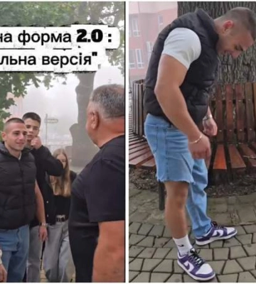 У Городенці школярі та вчителі зняли іронічне відео у відповідь на скандал зі шкільною формою в Києві
