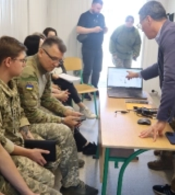 Військових медиків з Рівненщини навчали працювати на телемедичному обладнанні