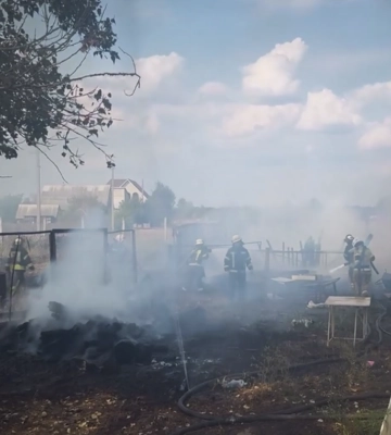 В окупованому селі на Луганщині ледь не згоріла вулиця через природну пожежу