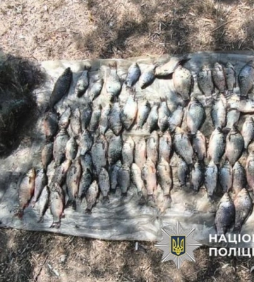 На Одещині браконьєр наловив сазана, плоскирки та тарані на 100 тисяч гривень (ФОТО)