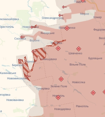 Российские войска продвинулись в Днепропетровской области – DeepState