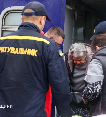 На Рівненщину прибув 16-й евакуаційний потяг із Донеччини