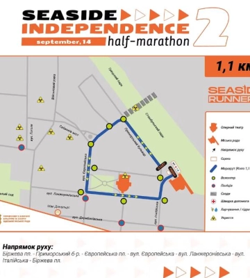 ІІ Independence Half Marathon: у центрі Одеси перекриють рух