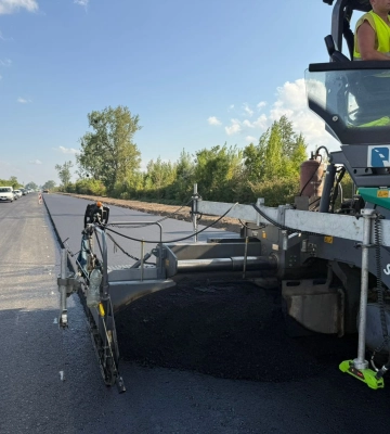 На Львівщині триває масштабний капітальний ремонт міжнародної траси