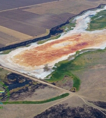 Вода перетворилася на сіль. На Одещині вперше за багато років зафіксовано незвичне природнє явище