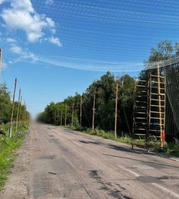 На прикордонні Чернігівщини створюють антидроновий захист доріг