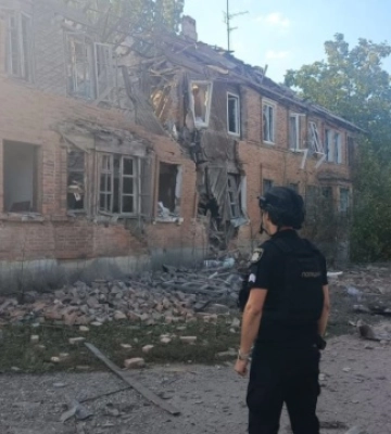 Протягом дня серія ударів по місту. Під час одного з обстрілів Костянтинівки на Донеччині поранені двоє людей
