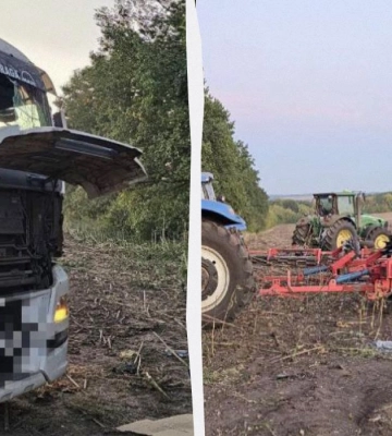 На Сумщині росіяни атакували мирне поле, де працювала сільськогосподарська техніка, 11 людей поранено