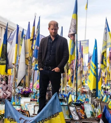 "Одна із найсумніших речей, які я коли-небудь бачив": принц Гаррі підсумував візит до Києва