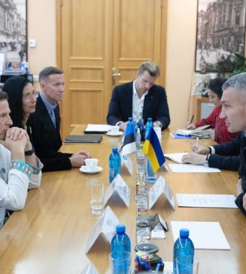 Кличко обговорив із міністром оборони Естонії збільшення підтримки ЗСУ західними партнерами