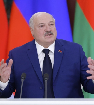 МИД осудил встречу Лукашенко с гауляйтером Херсонской области Сальдо