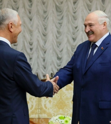 МИД осудил встречу Лукашенко с гауляйтером Херсонской области Сальдо