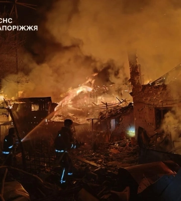 Вночі росіяни обстріляли Запоріжжя із РСЗВ “Торнадо-С”
