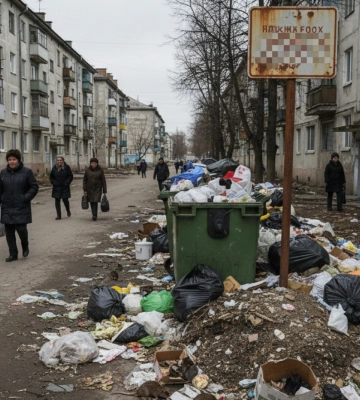 В оккупированной Донецкой области штрафуют за «неправильный мусор»