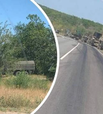 Значна частина транспорту не здатна їхати своїм ходом: партизани зафіксували переміщення техніки окупаційних підрозділів у Луганську