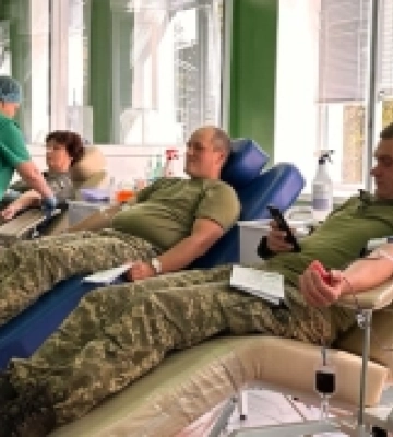 На Волині прикордонники здали понад 50 літрів крові