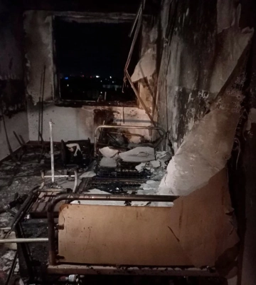 В Ужгороді загорілася лікарняна палата: загинув чоловік (ФОТО, ВІДЕО)