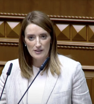 Мецола під час виступу в Раді: Ми відкриваємо постійне представництво Європарламенту у Києві