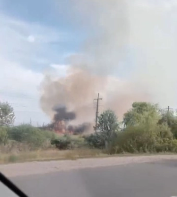 У Черкаському районі – пожежа площею п’ять гектар (ВІДЕО)