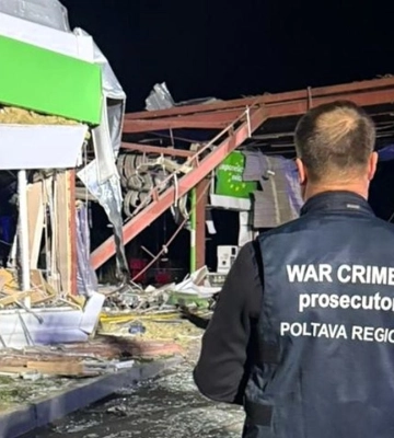 Росіяни атакували дроном АЗС на Полтавщині, поранено людину