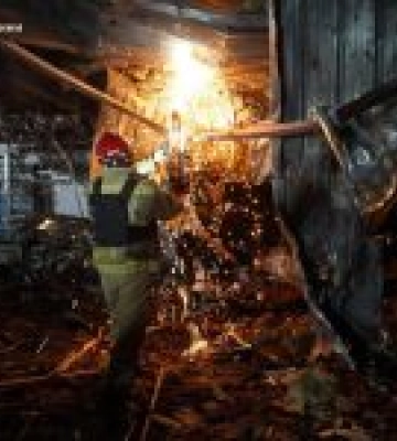 На Полтавщині внаслідок удару російського БпЛА сталася пожежа