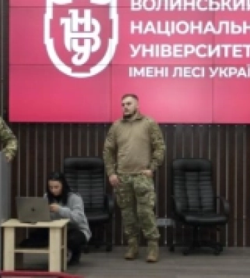 У ВНУ імені Лесі Українки стартував курс базової загальновійськової підготовки студентів