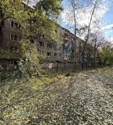 Армія РФ завдала серію ударів по Костянтинівці: у місті багато руйнувань, є загибла та поранена