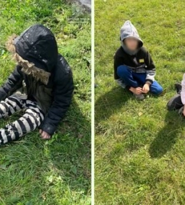 Серед Луцька помітили трійко брудних голодних дітей 