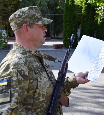 На Волині новобранці-прикордонники склали присягу