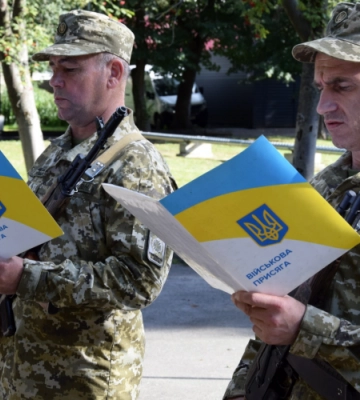 На Волині рекрути-прикордонники присягнули на вірність українському народу