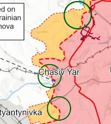 ВСУ продвинулись вблизи Часового Яра, россияне – на 2 направлениях: обзор фронта и карты от ISW