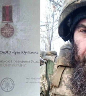 Воїн із Рівненщини отримав державну відзнаку «За оборону України»