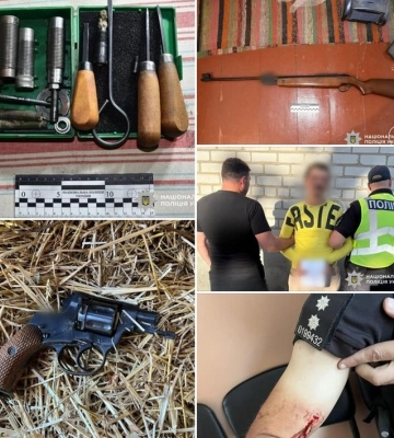 На Кіровоградщині затримано стрільця, який поранив двох поліцейських
