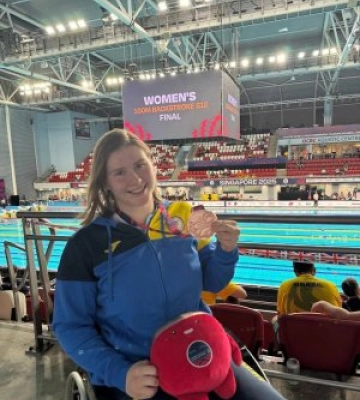 Параплавчиня з Миколаївщини посіла третє місце на чемпіонаті світу