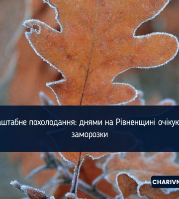 Маштабне похолодання: днями на Рівненщині очікують заморозки