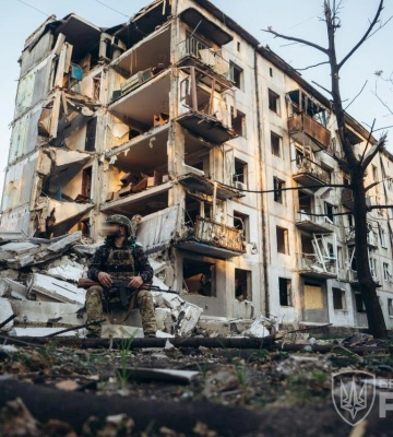 МВС України оприлюднило фото зруйнованого Білозерського на Донеччині