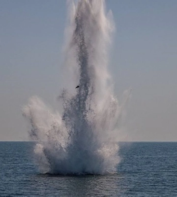 На Одещині знешкодили морську міну, що дрейфувала в морі