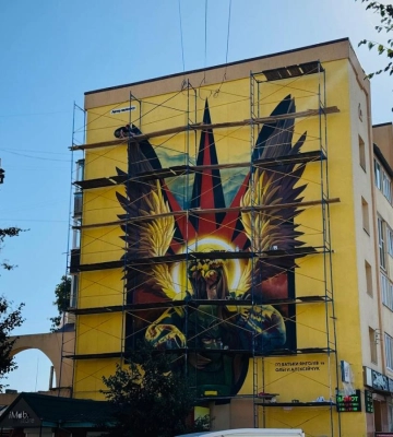У Костополі створюють мурал на честь загиблих Героїв
