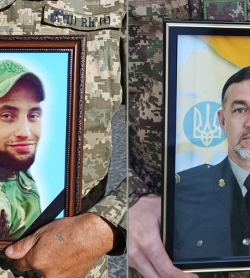 У Сумах попрощались із захисниками Павлом Вихровим та Олександром Грищенком