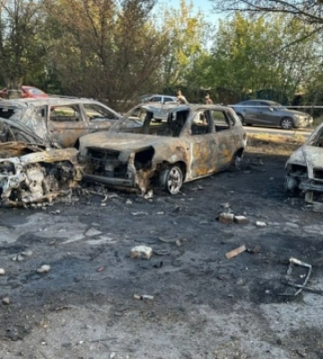 У поліції показали наслідки російської атаки на Запоріжжя