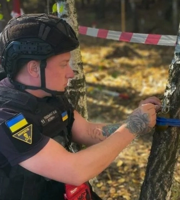 У лісі на Київщині знайшли розтяжку з гранатою: подробиці