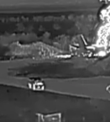 Спецпризначенці ГУР спалили в Криму два ворожі літаки Ан-26 та дві РЛС (відео)
