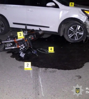 У Сарнах у ДТП травмувався 16-річний мотоцикліст без посвідчення водія