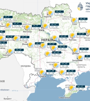Метеорологи розповіли, якою буде погода в жовтні 2025 в Запоріжжі